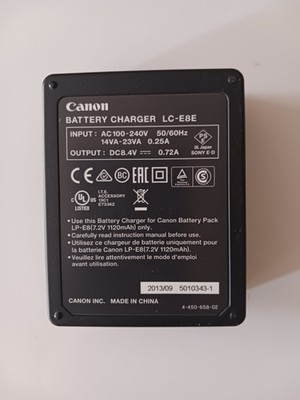 Canon OEM Battery Charger LC-E8E, open box(new)