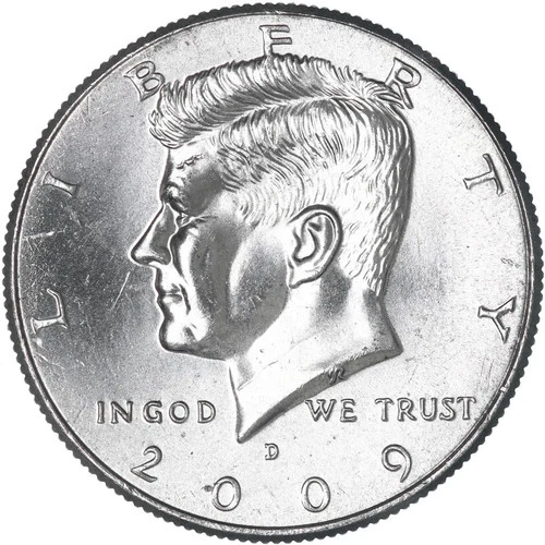 2009 D Kennedy Half Dollar Uncirculated from Mint Set