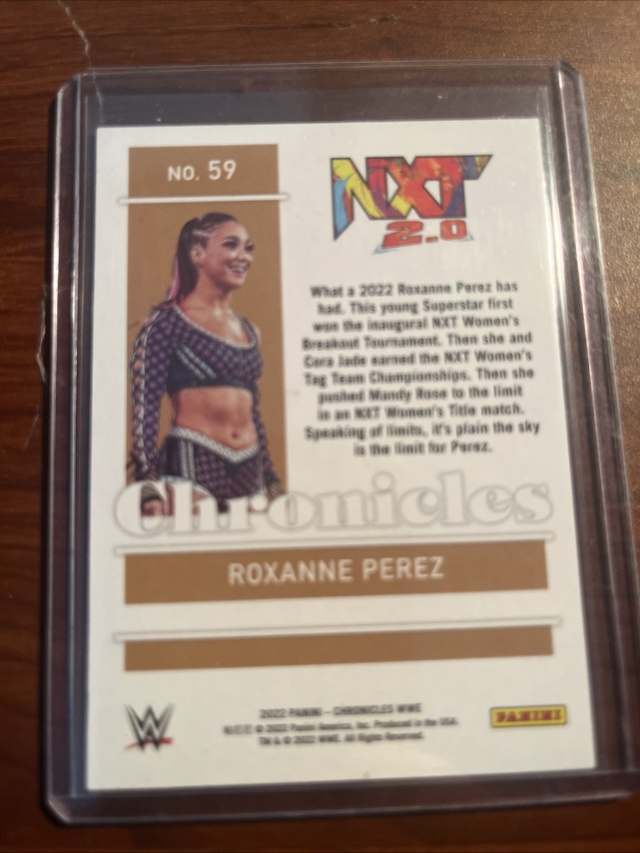 Roxanne Perez 2022 Panini Chronicles WWE Red #59 Rookie RC /199 | eBay