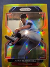 2022 Panini Prizm - Juan Marichal #259 Golden Prizm  10/10. **printing Mark**