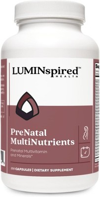 LUMINSPIRED HEALTH Prenatal Vitamins for Women MultiNutrients Pregnancy 150 caps