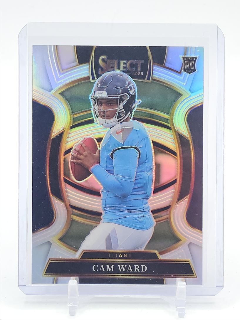 CAM WARD 2025 SELECT CONCOURSE ROOKIE SILVER PRIZM TITANS A RC Q6608