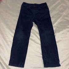 Little Kid Janie and Jack Blue Corduroy Classic Trouser Pant Size 6