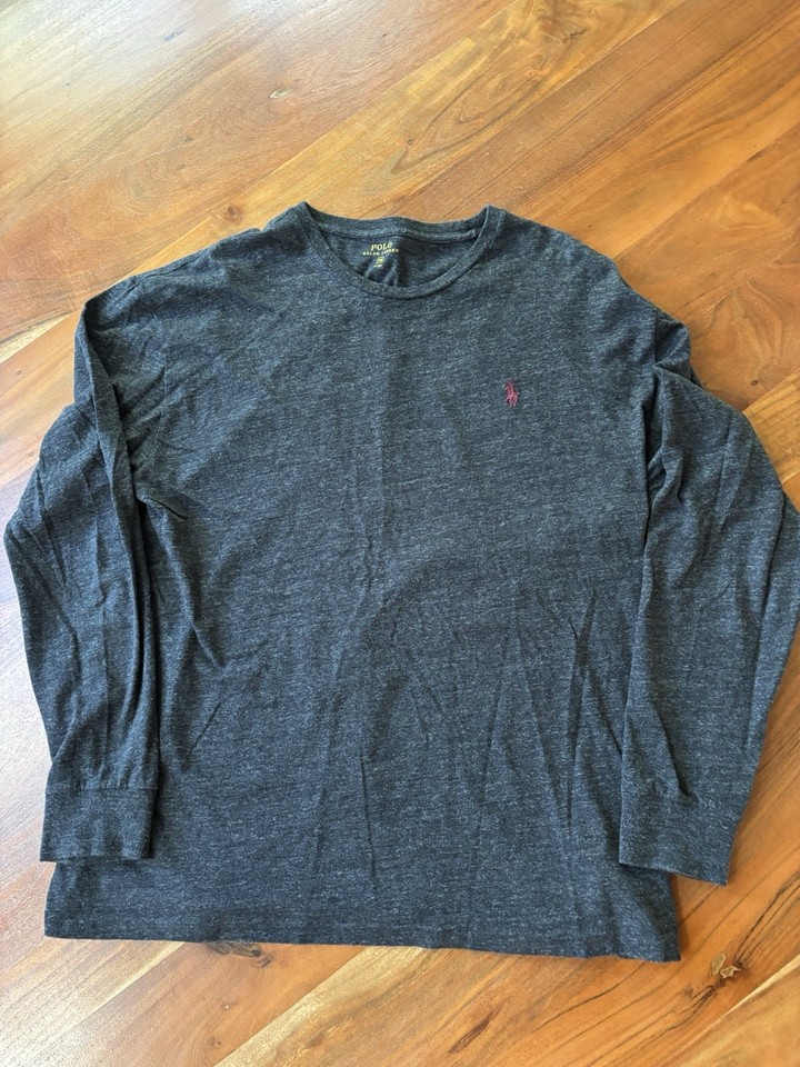 Polo By Ralph Lauren Long Sleeve T-Shirt - medium grey Cotton