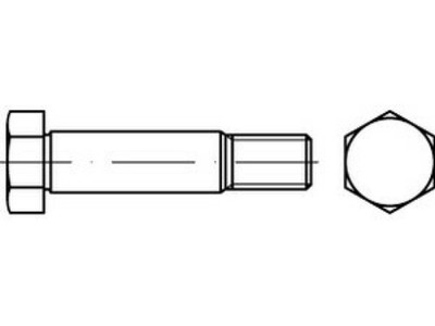 5 x Sechskant-Passschrauben mit langemGewindezapfen DIN 610 8.8 M 36 x 130, CAB