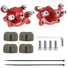  43cc 47cc 49cc Disc Brake Caliper for Mini Pocket Dirt Bike Goped Scooter Red