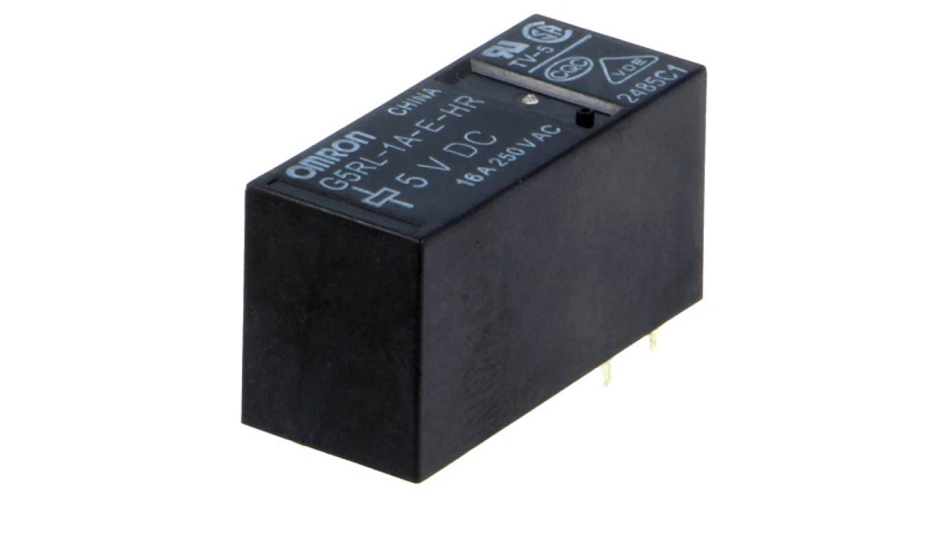 G5RL-1A-E-HR-5DC Relay: Electromagnetic SPST-NO Coils: 5VDC 16A/250VAC /T2UK