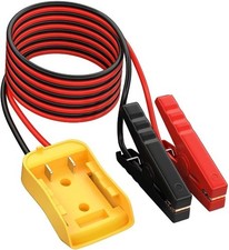 Adapter 20v with 6ft Jumper Cable Clamps Portable car Jump Starter for Jumper Po