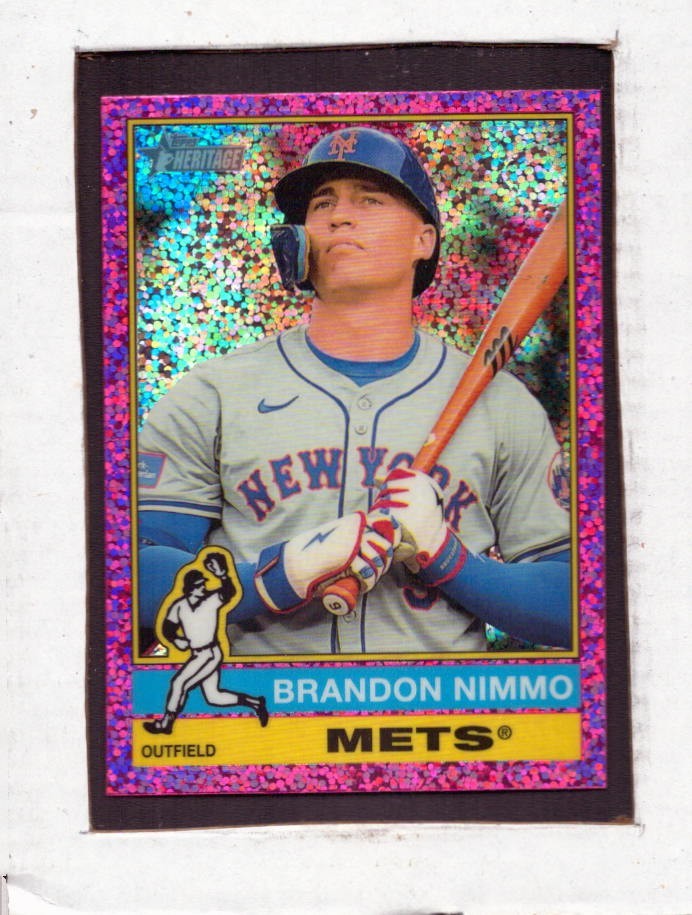 2025 Topps Heritage Chrome Pink Sparkle  -  You Pick - Finish Your Set