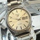 Vintage 1983 Seiko 5 Automatic 7009-821A Day Date Steel Mechanical Watch Runs