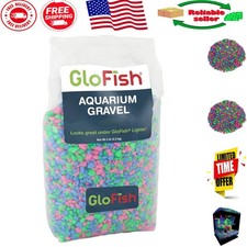 5 Pounds of Colorful Aquarium Gravel - Irregular Fluorescent Blend for Aquariums