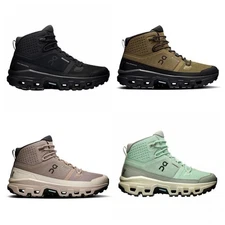 New Men's On Run&ning Cloudrock Mid Wp Men's Hiking Shoes Athletic Shoes