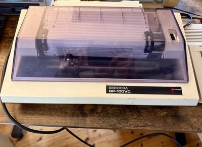 Drucker SEIKOSHA GP-100VC - ungetestet - für Commodore C64 / C128 / SX64