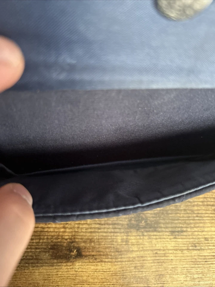 Vera Bradley Iconic RFID все в одном через плечо джинсовой ткани темно-синий кошелек с ремешком выстеганная - Изображение 4 из 4