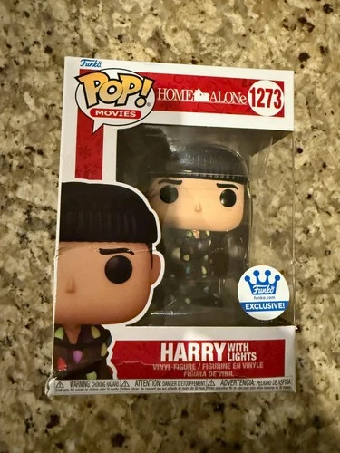 Funko Pop 1273 Homes Alone Harry With Lights Exclusive Figure - Box Damaged