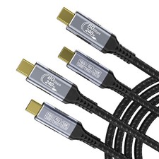 USB C Cable 5FT 80Gbps Thunderbolt 5 Compatible - Dual 8K Display Support