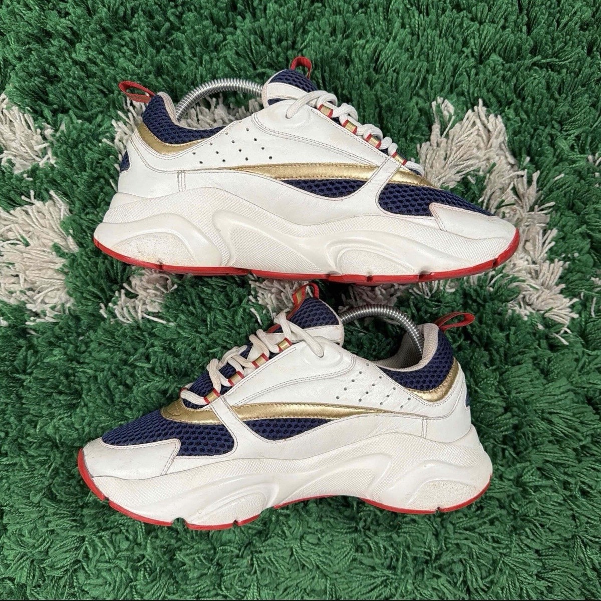 Size 7 - Dior B22 White Red Blue Gold - Super Clean (40) | eBay