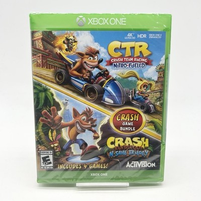 Crash Game Bundle - CTR Nitro Fueled / N. Sane Trilogy Xbox One NEW SEALED RARE