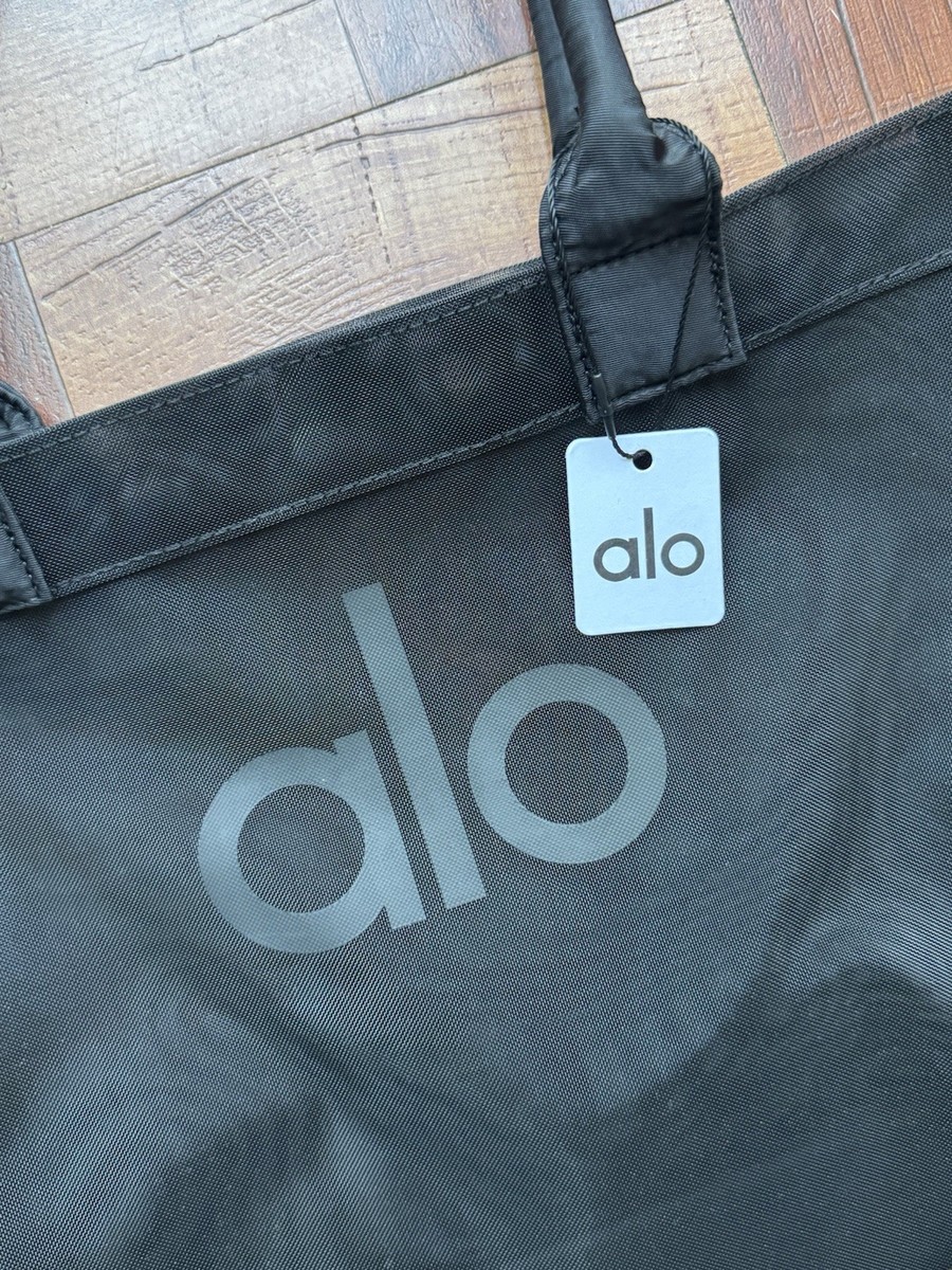 ALO YOGA SHEER TOTE BAG BLACK NWT | eBay