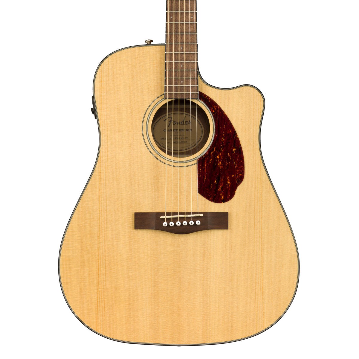 Fender CD-140SCE Dreadnought Acoustic-Electric Guitar - Walnut Fingerboard