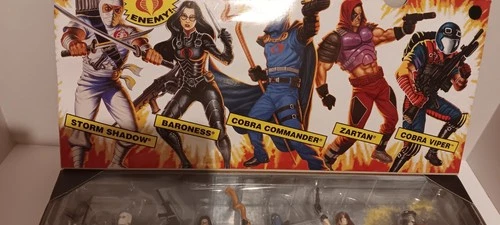 GI JOE 25th Anniversary 2009 Cobra Set Boxed 5-Pack MIB Rare