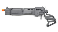 Replica Fallout 4 Pipe Pistol 3D Printed Prop Gun For Fantasy Cosplay Gray