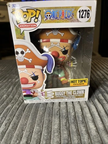 Funko Pop! Buggy The Clown- One Piece - Hot Topic (HT) (Exclusive) w/ Protector