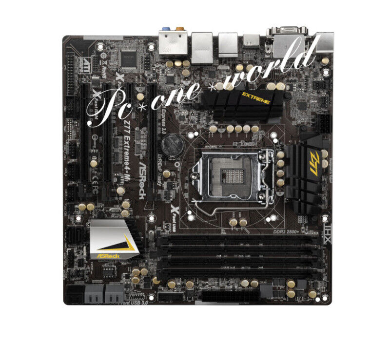 ASRock Z77 Extreme4-m Motherboard Intel Z77 LGA 1155 DDR3 DIMM |