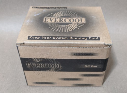Evercool Intel Xeon Socket-603 3-pin Copper Core CPU Cooling Heatsink Fan - Picture 14 of 14
