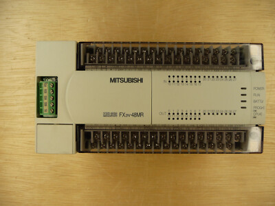 mitsubishi melsec plc sps fx2n-48mr fx2n-48mr-001 24 input 24 output controller