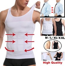 Men's Slim Shapewear Compression Vest Tummy Control Body Shaper Slimming T-Shirt