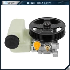 Power Steering Pump w/ Pulley For 2006-2009 Ford Fusion Mercury Milan 2.3L L4