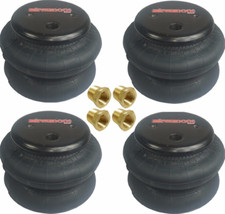 Airmaxxx 4-2600 Air Bags 38npt Single Port Air Ride Suspension Springs