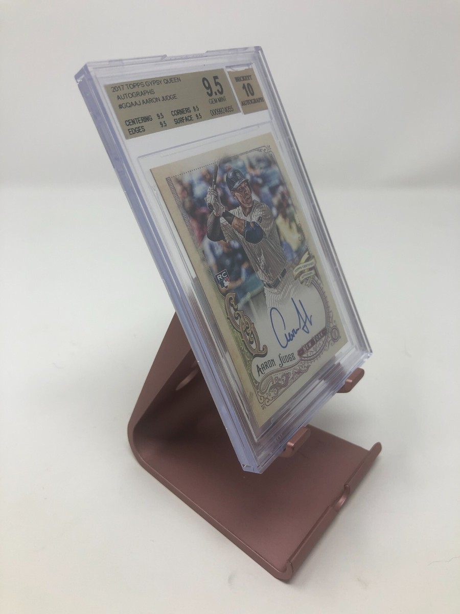 2017 topps gypsy queen バラ売り可 2017 Topps Gypsy Queen Autograph Black & White #GQA-AJ Aaron
