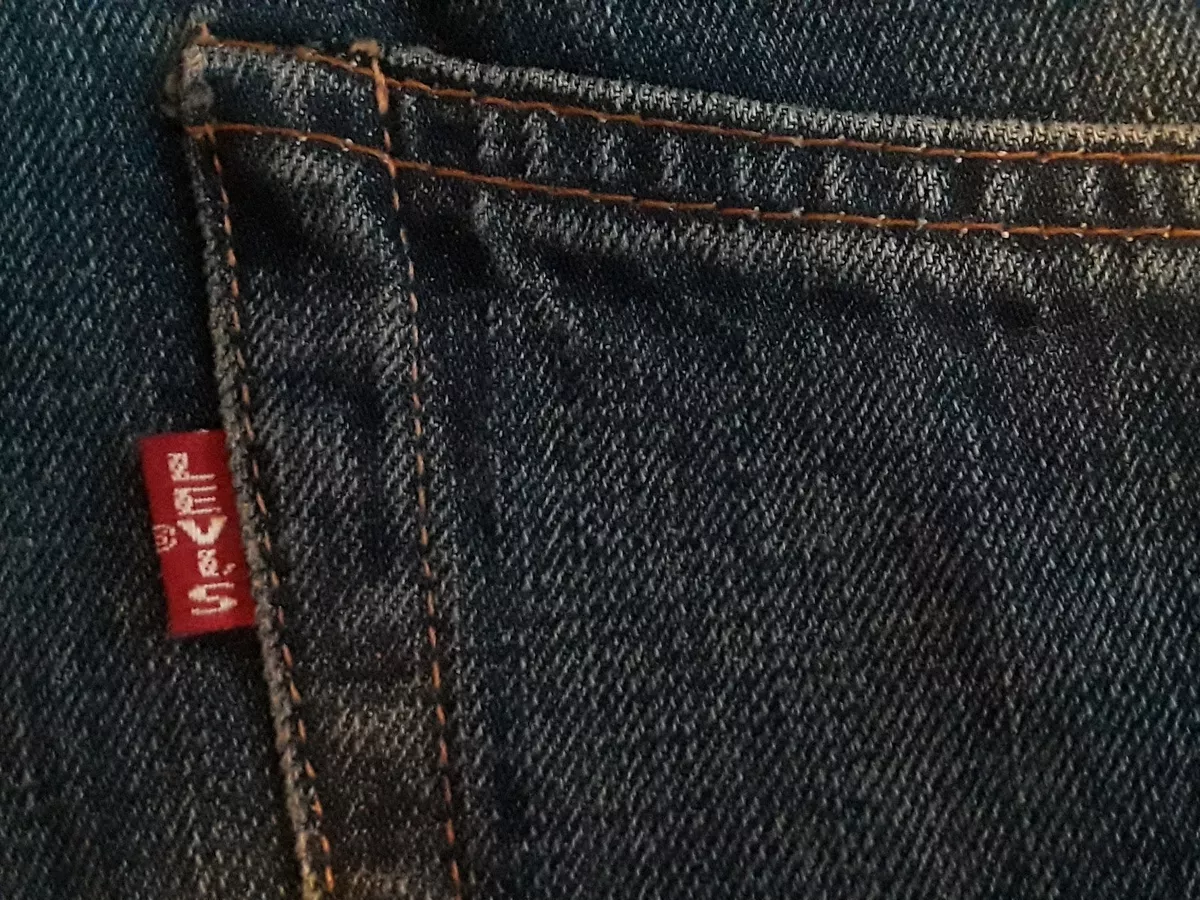 LEVI LVC 505 XX VTG 1967 BIG E REDLINE SELVEDGE JEANS 28 × 36 555 VALENCIA USA!
