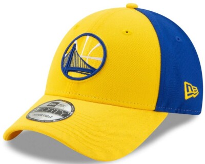Golden State Warriors New Era Gold and Royal 9Forty Adjustable Snapback Hat Cap