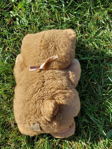Orsacchiotto Applausi Orsacchiotto Marrone con Bavaglino Peluche 1984 Vintage 12" - Foto 6 di 11