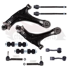 Pair(10) Front Tie Rod Stabilizer Bar Link Suspension Kit For 1999-2005 Pontiac