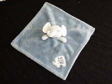Sandy Simon Elephant Baby Security Blanket Thank Heaven For Me Blue Lovey Toy