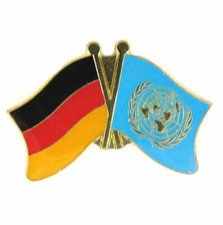 Freundschaftspin UNO Pin Fahne Flagge