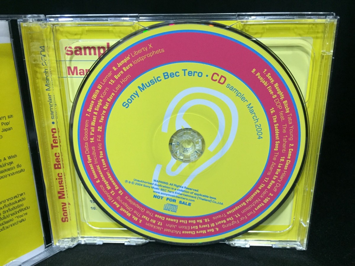 Sony Music Thailand Sampler March 2004 Promo CD Offspring Incubus