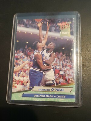 Ultra Fleer 92-93 Shaquille O'Neal (Shaq) Rookie Card #328