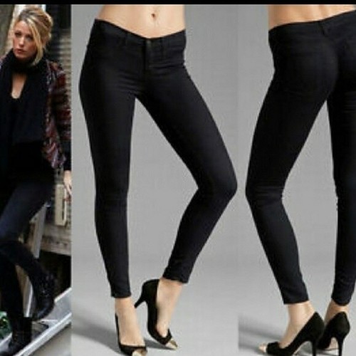 J Brand Women's Super Skinny Low Rise 
