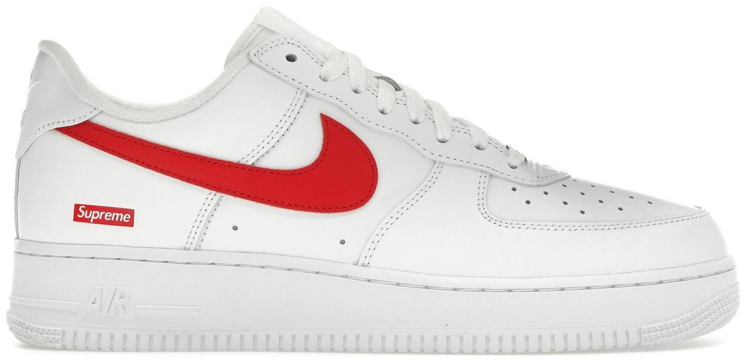 Nike Air Force 1 x Supreme Low Box Logo - White for Sale