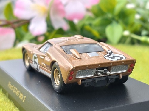 Le Mans 24h 1966 / Ford GT40 MkII / No5 / 1/64 Diecast Car / Kyosho - Picture 11 of 21