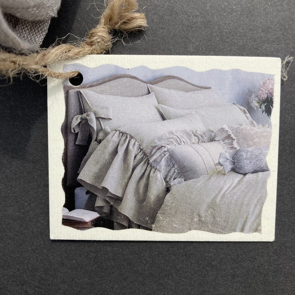 Wamsutta Vintage Pillow Shams Abigail Pair Standard Linen Flax 20” x 26” New eBay