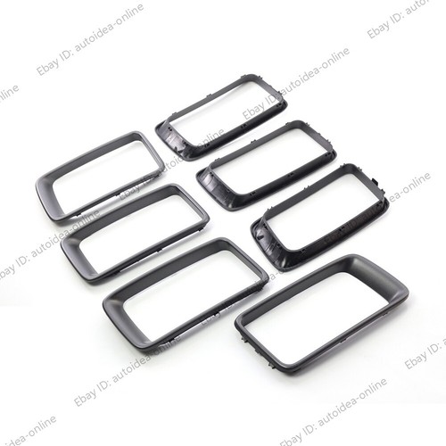 Grey Front Grille Rings Insert fit Jeep Grand Cherokee WK2 2014 2015 2016 - Picture 6 of 9