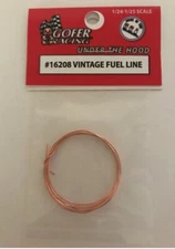 Gofer Racing 16208 Vintage Copper Fuel Lines 1:25