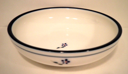 ChumBon Bone China 4" Mini Bowl Hand Painted Korea Blue Orange Floral Sauce Dip