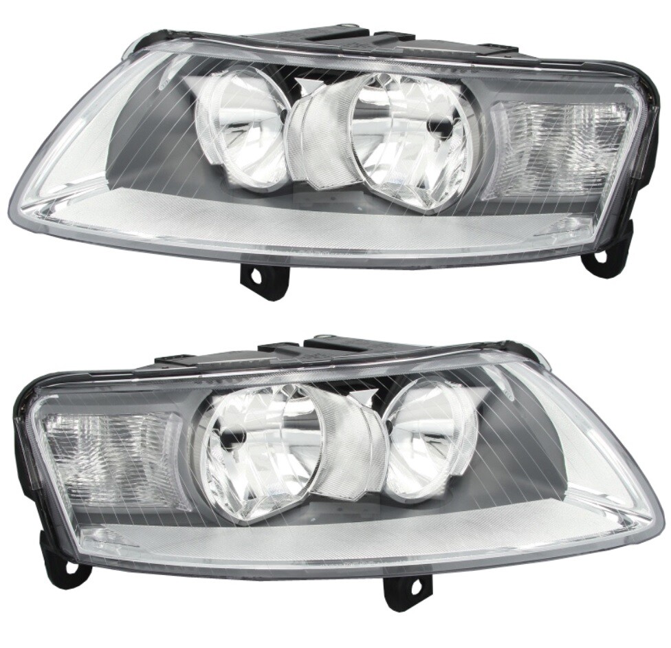 Phare avant Audi A6 C6 pour remplacer un optique terni ou cassé H7 H1 électrique